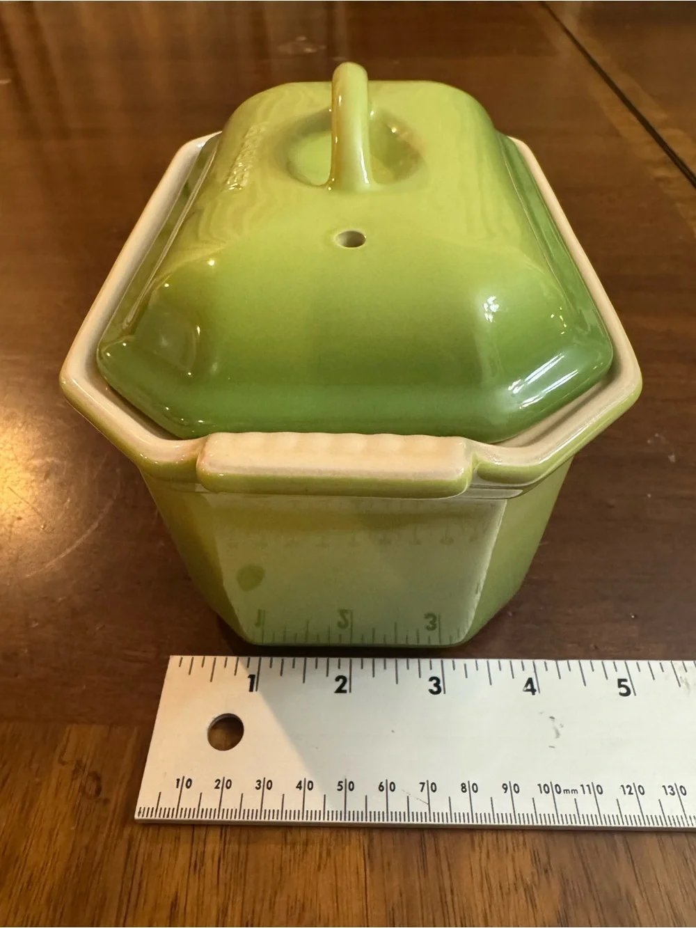 Le Creuset NEW small TERRINE - Retired Palm color
